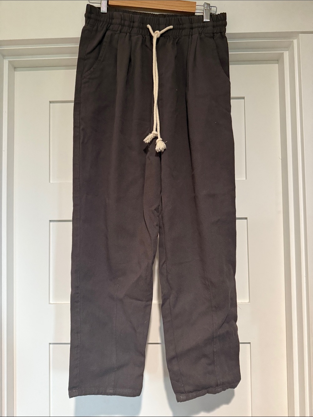 NWOT Staccato Dark Brown Women's Drawstring Pants